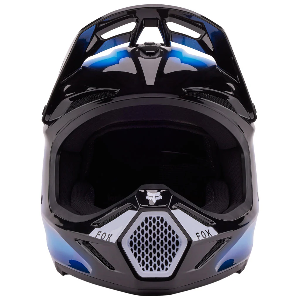 Fox - 2024 V3 Volatile Black/Blue Helmet - Image 2