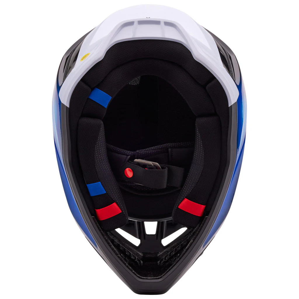 Fox - 2024 V3 Volatile Black/Blue Helmet - Image 6