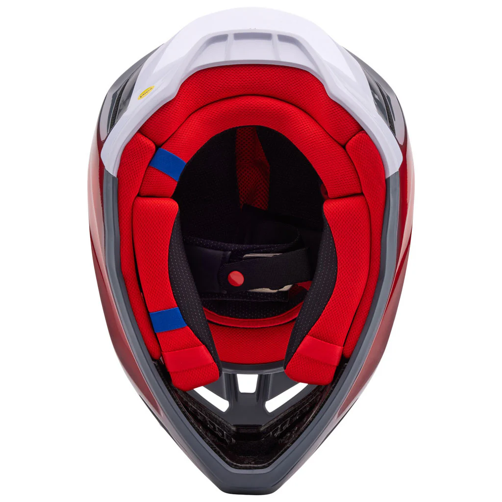 Fox - 2024 V3 Volatile Grey/Red Helmet - Image 6