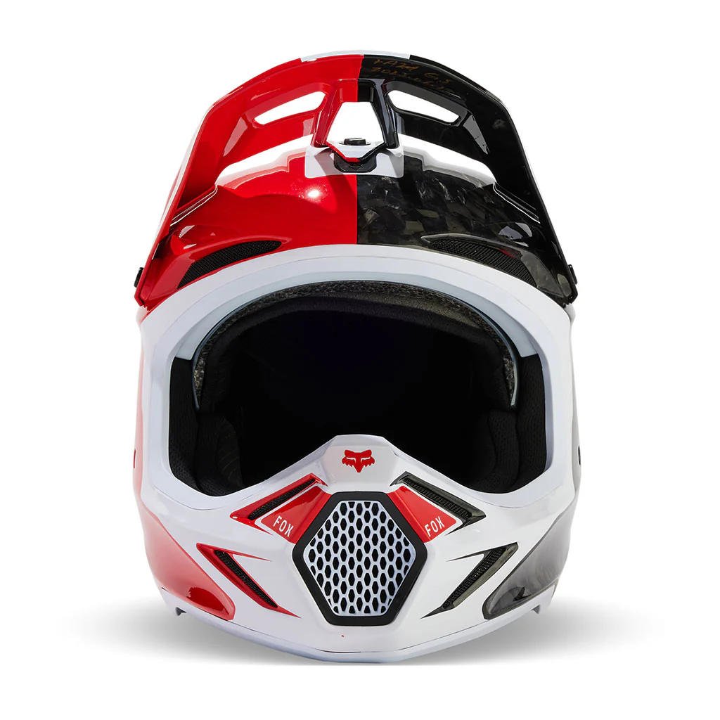 Fox - 2024 V3RS Optical Carbon/Red Helmet - Image 3