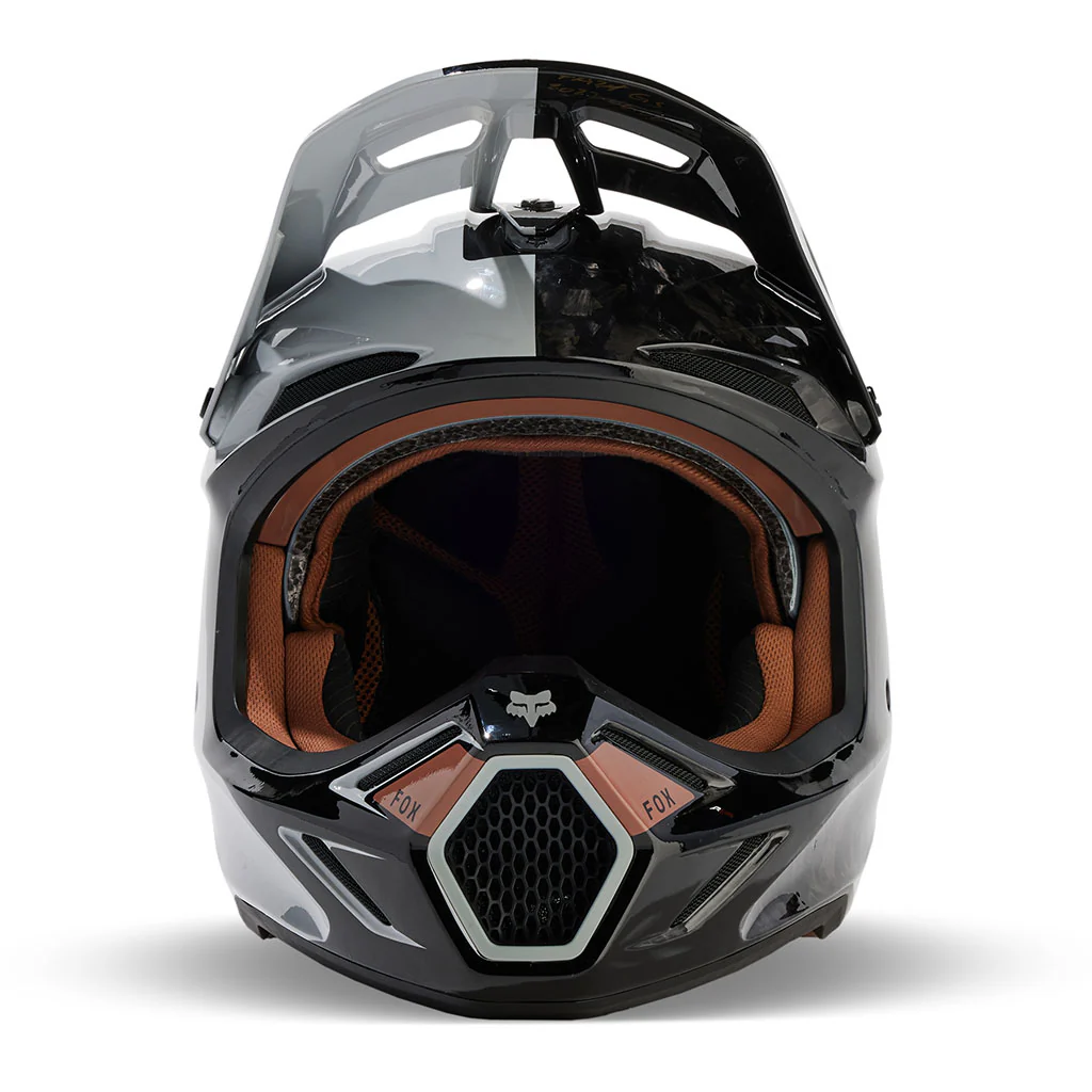 Fox - 2024 V3RS Optical Carbon/Steel Grey Helmet - Image 3