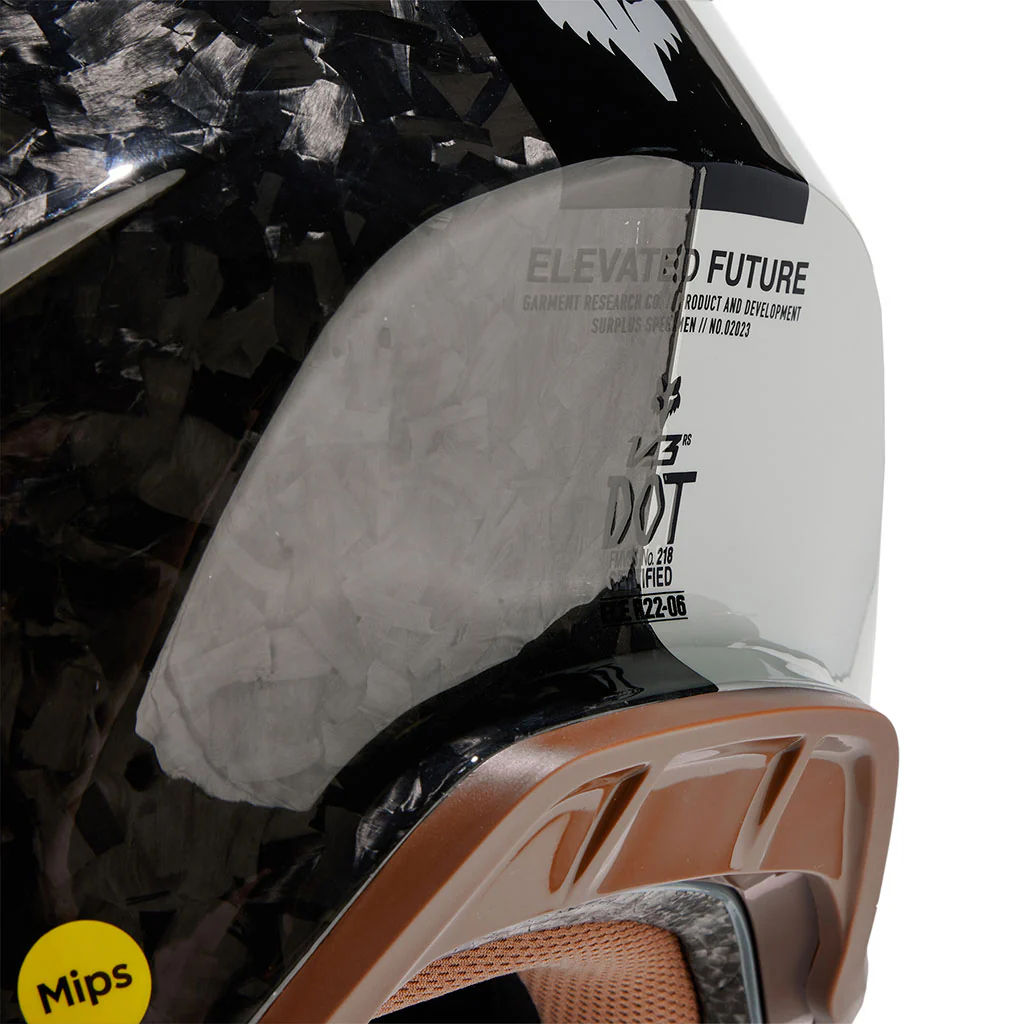 Fox - 2024 V3RS Optical Carbon/Steel Grey Helmet - Image 9