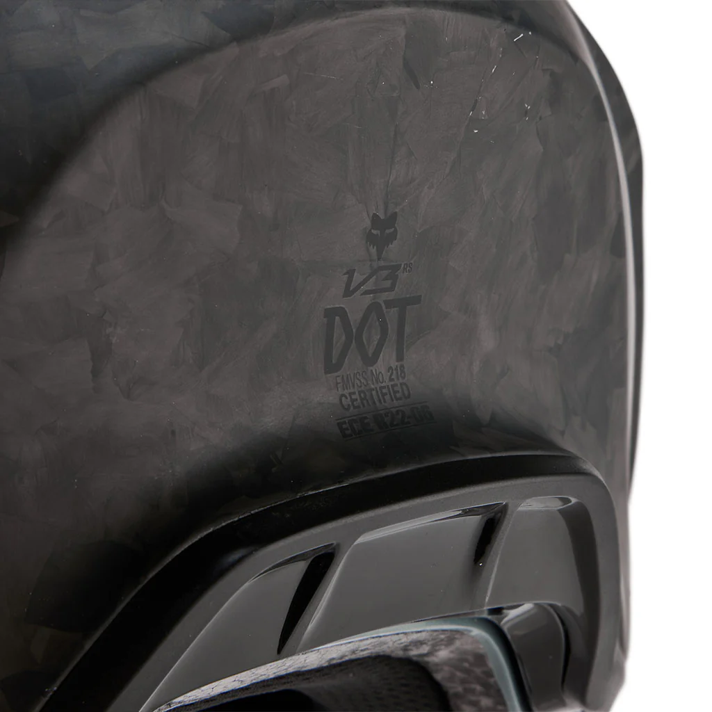 Fox - 2026 V3 RS Matt Black Carbon Solid Helmet - Image 9