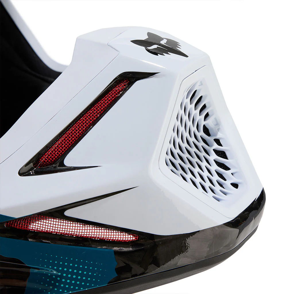Fox - 2024 V3RS Withered Carbon/Blue Helmet - Image 8