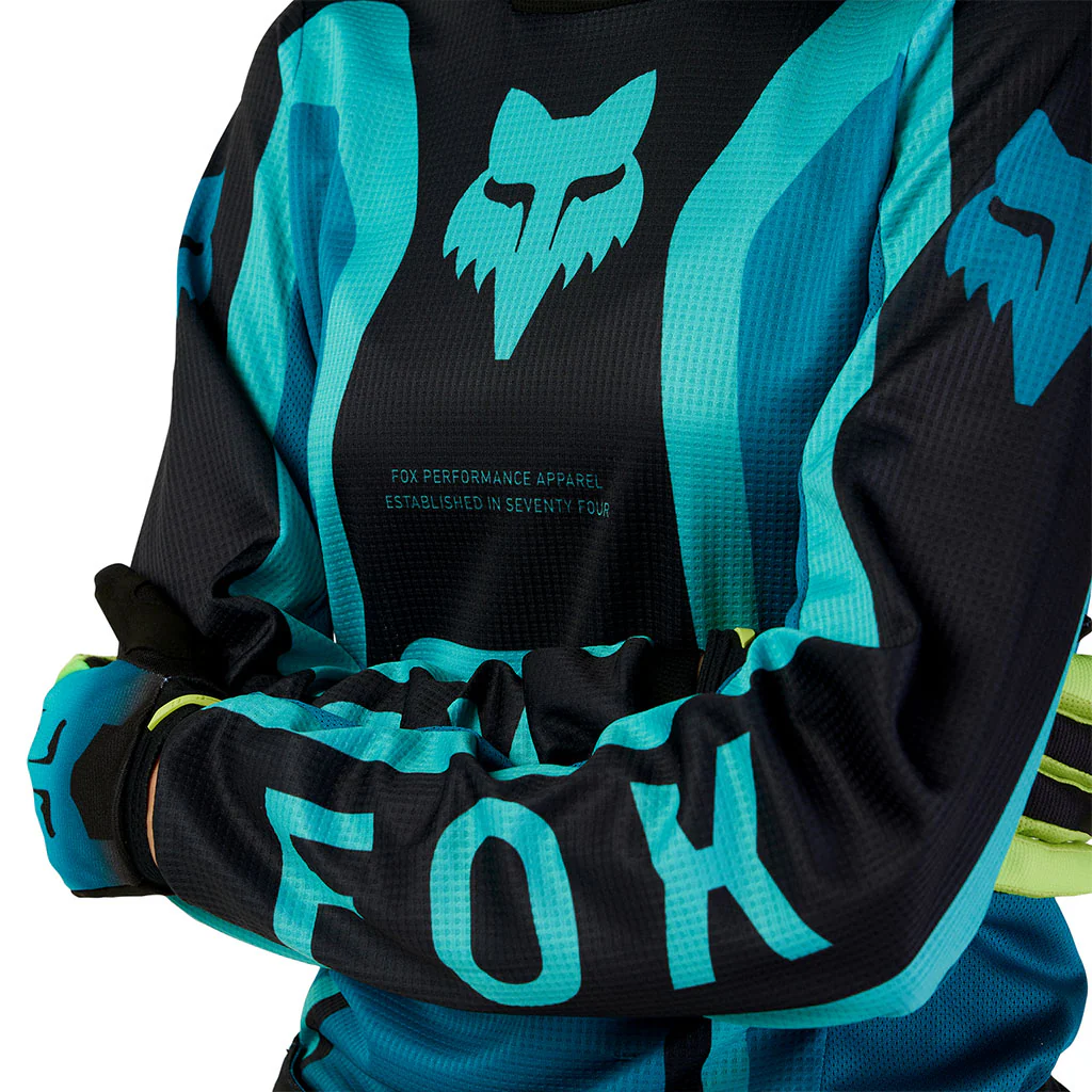 Fox - 2024 Womens 180 Ballast Maui Blue Jersey - Image 8