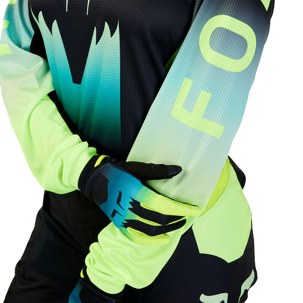 Fox - 2024 Womens 180 Flora Black/Yellow Jersey - Image 4
