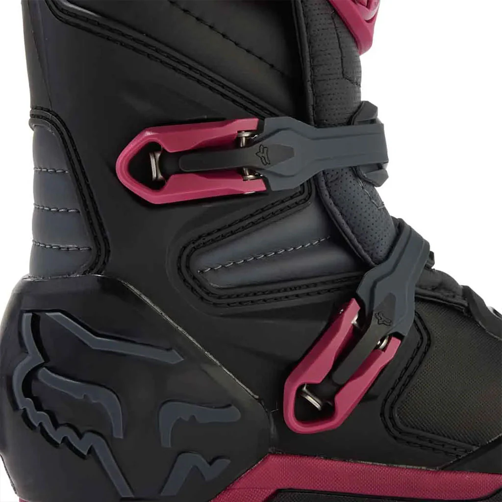 Fox - 2025 Womens Comp Burgndy Mx Boots - Image 7
