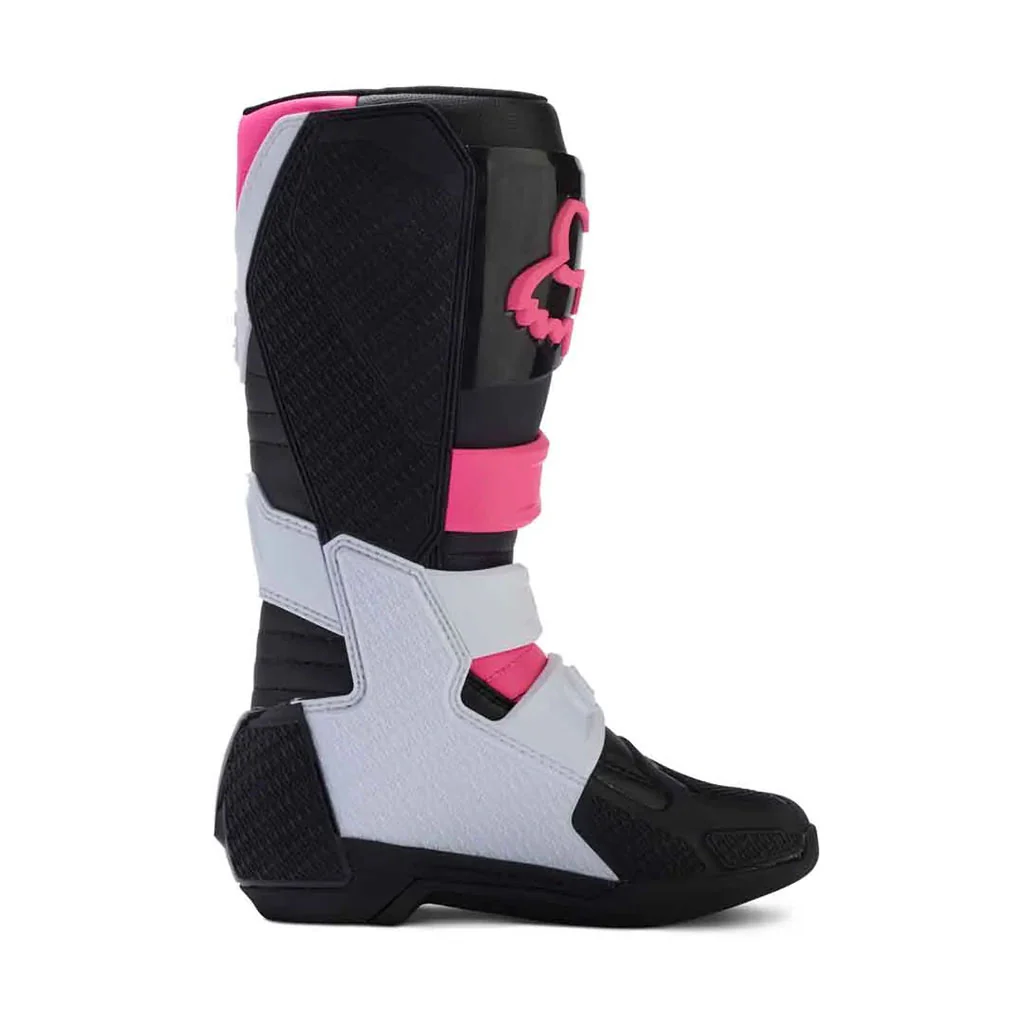 Fox - 2025 Womens Comp Black/White/Pink Mx Boots - Image 3
