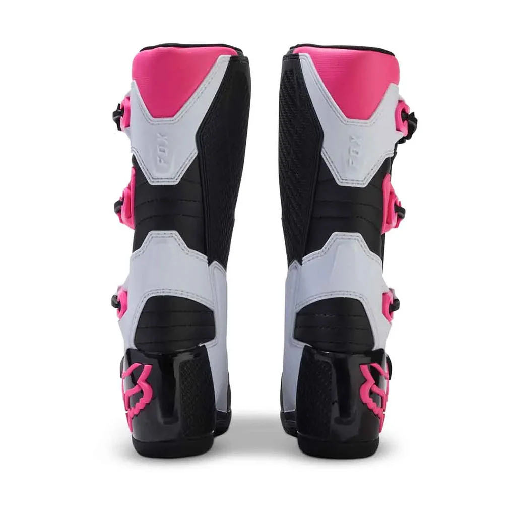Fox - 2025 Womens Comp Black/White/Pink Mx Boots - Image 4