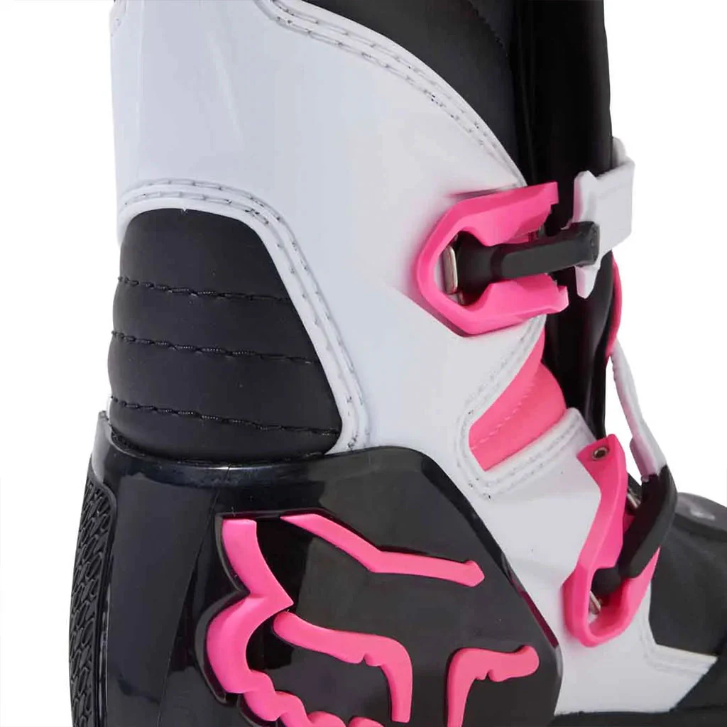 Fox - 2025 Womens Comp Black/White/Pink Mx Boots - Image 8