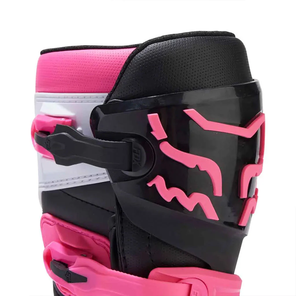 Fox - 2025 Womens Comp Black/White/Pink Mx Boots - Image 9