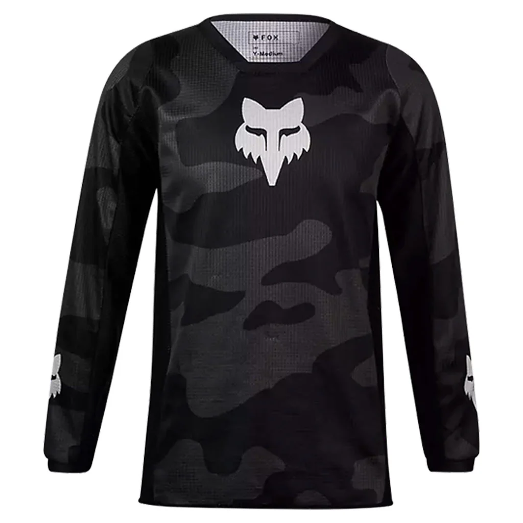 Fox - 2026 Youth 180 Bnkr Black Camo Jersey