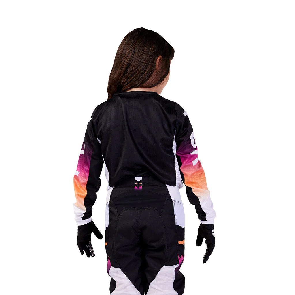 Fox - 2024 Youth 180 Flora Black/White MX Combo - Image 6
