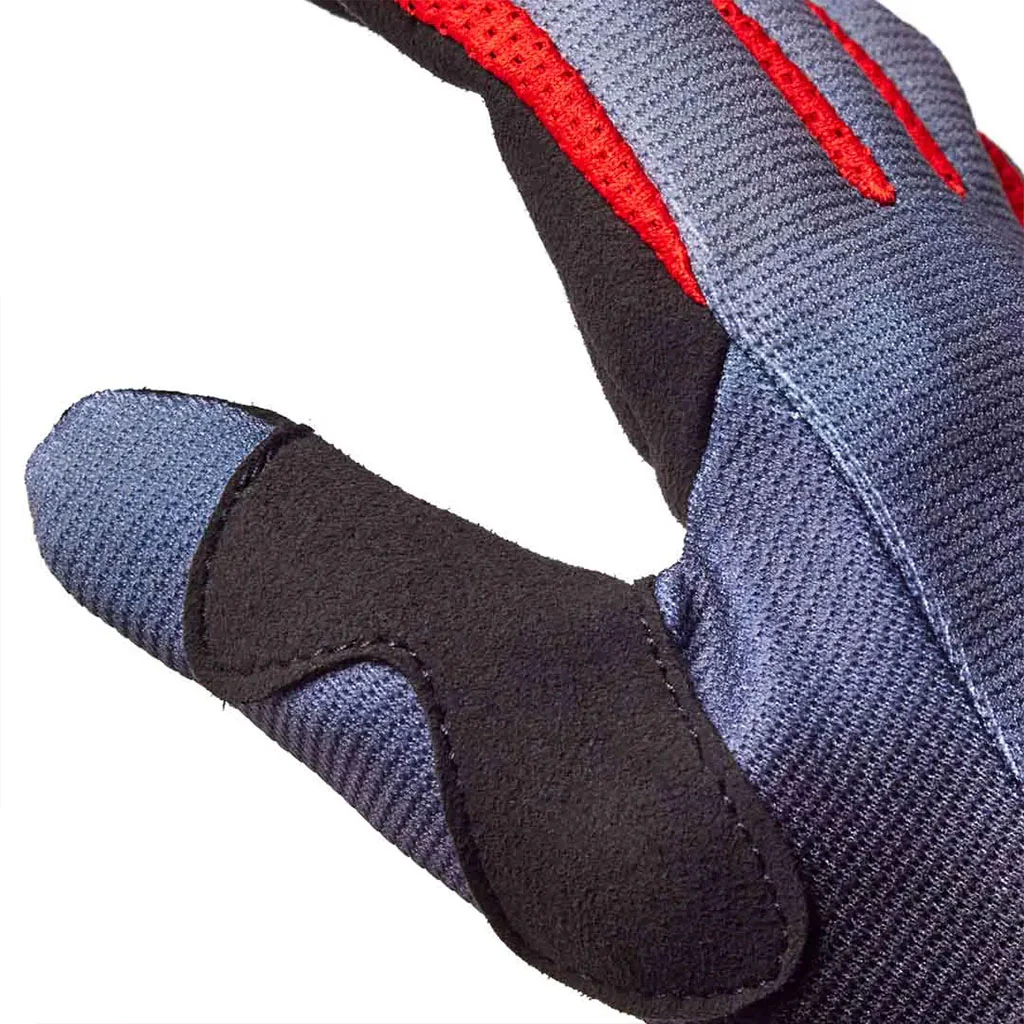 Fox - 2024 Youth 180 Interfere Grey/Red Gloves - Image 3