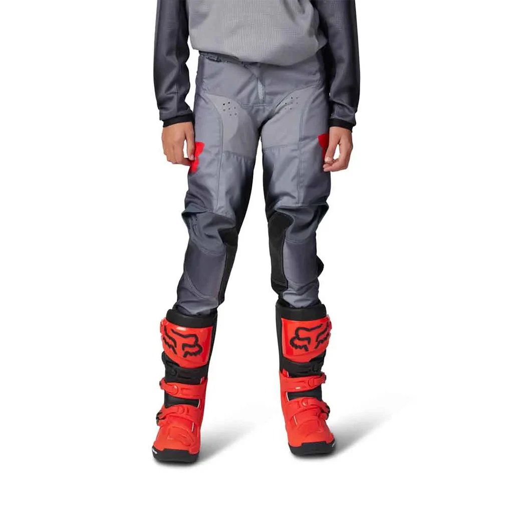 Fox - 2024 Youth 180 Interfere Grey/Red Pants - Image 3