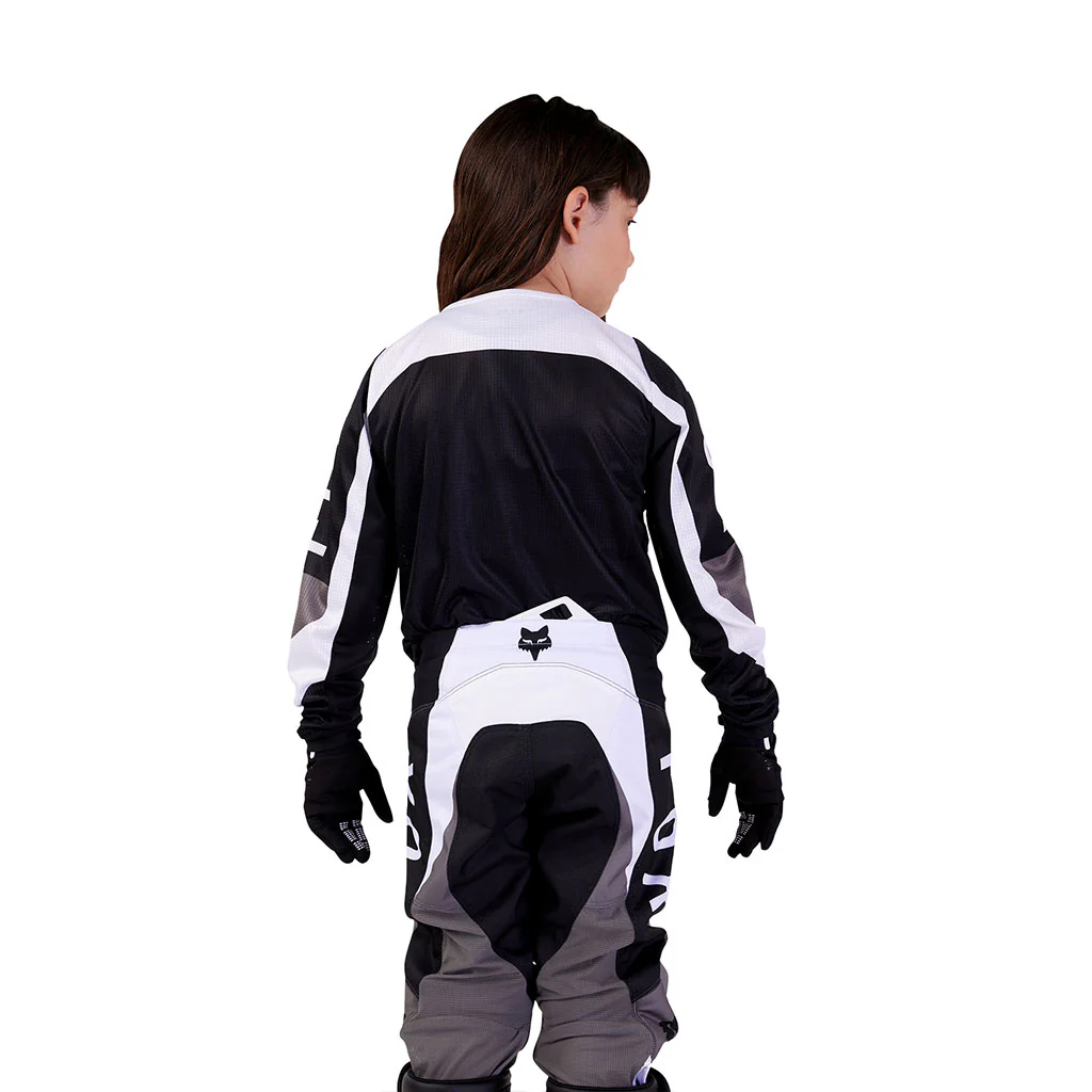 Fox - 2024 Youth 180 Nitro Black/Grey/White Jersey - Image 4