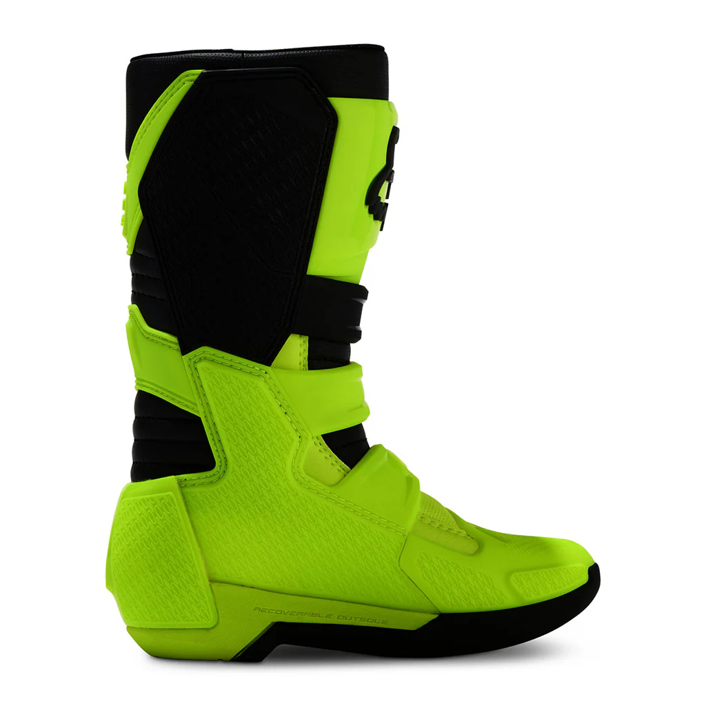 Fox - 2025 Youth Comp Flo Yellow MX Boots - Image 3