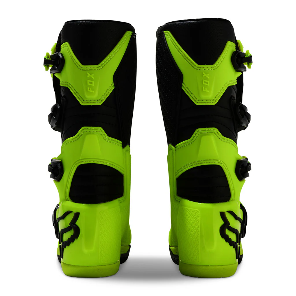 Fox - 2025 Youth Comp Flo Yellow MX Boots - Image 9