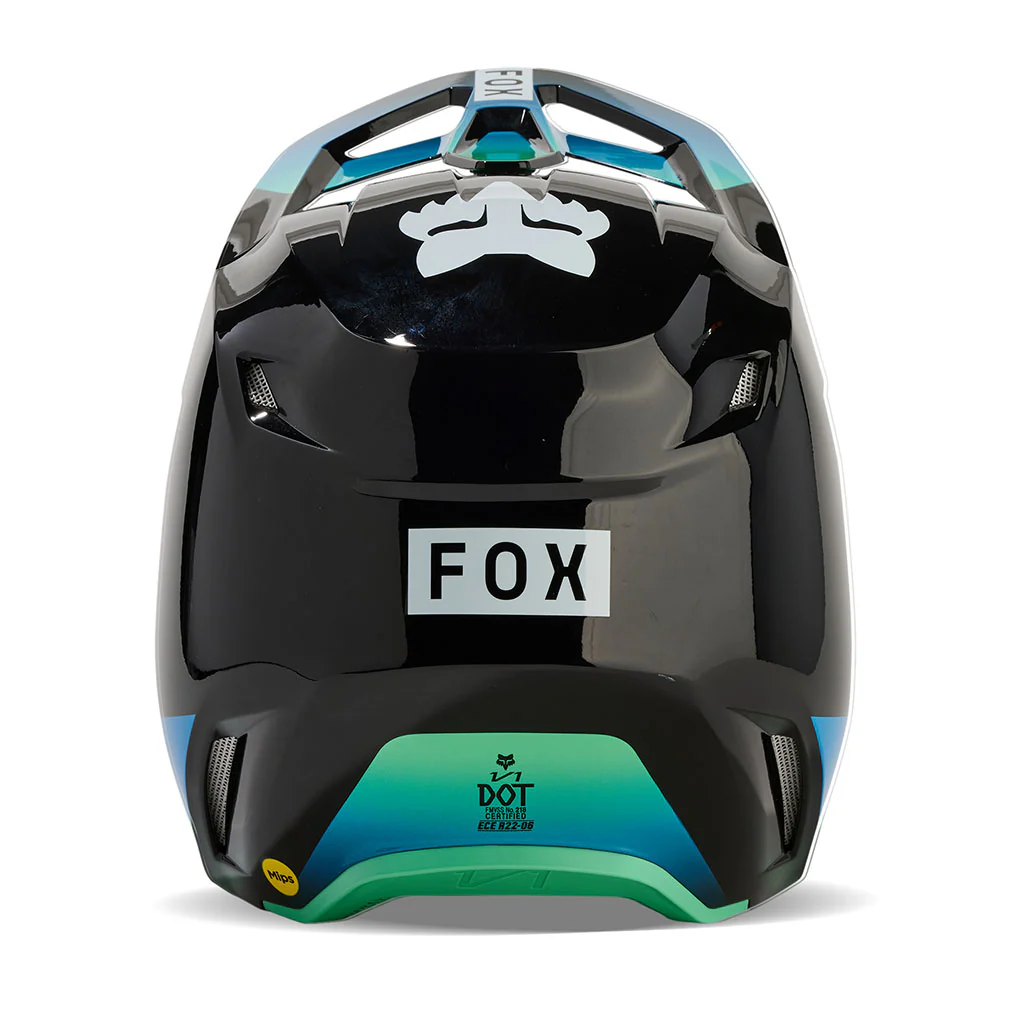 Fox - 2024 Youth V1 Ballast Black/Blue Helmet - Image 7