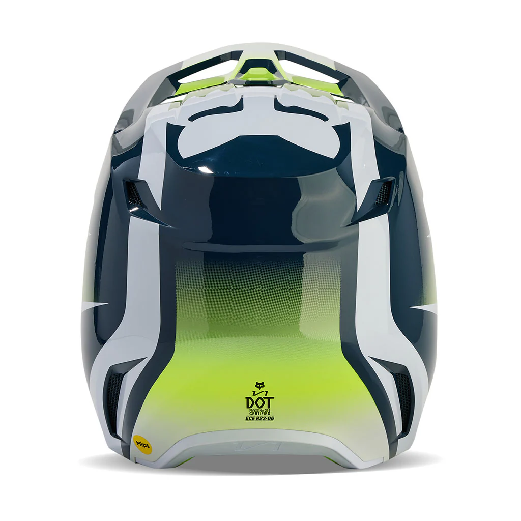 Fox - 2024 Youth V1 Flora Dark Indigo Helmet - Image 5