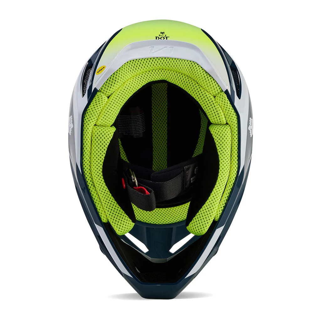 Fox - 2024 Youth V1 Flora Dark Indigo Helmet - Image 6