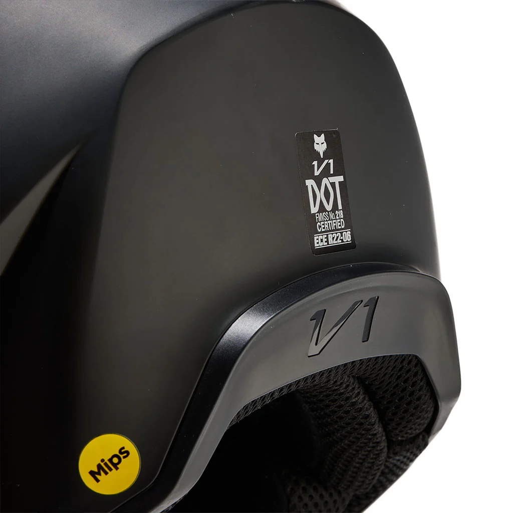 Fox - 2025 Youth V1 Matte Black Helmet - Image 7