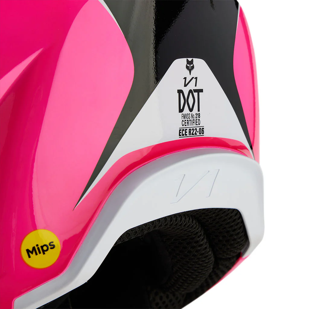 Fox - 2024 Youth V1 Nitro Black/Pink Helmet - Image 9