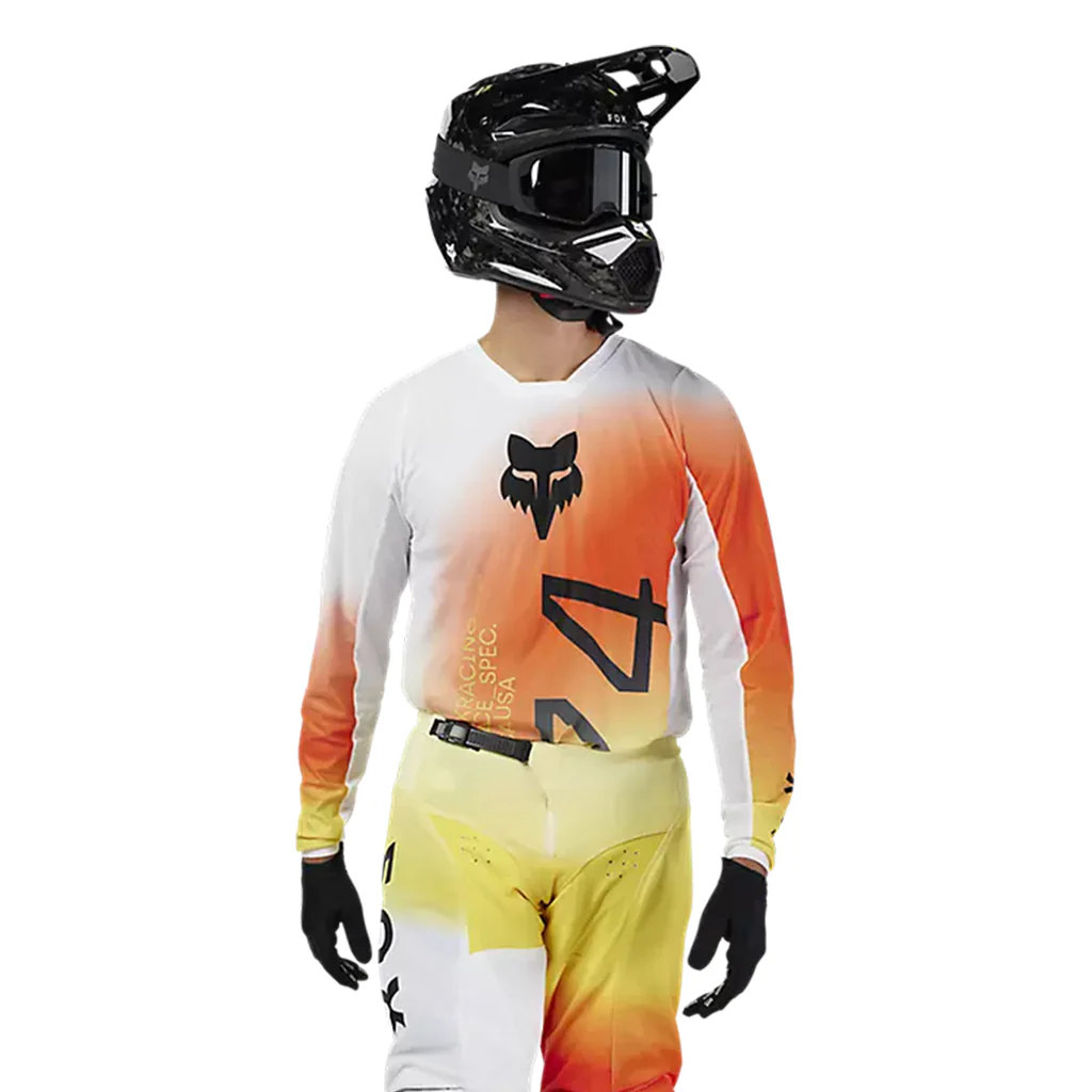 Fox - 2026 180 Air Haze Orange/White Jersey - Image 3