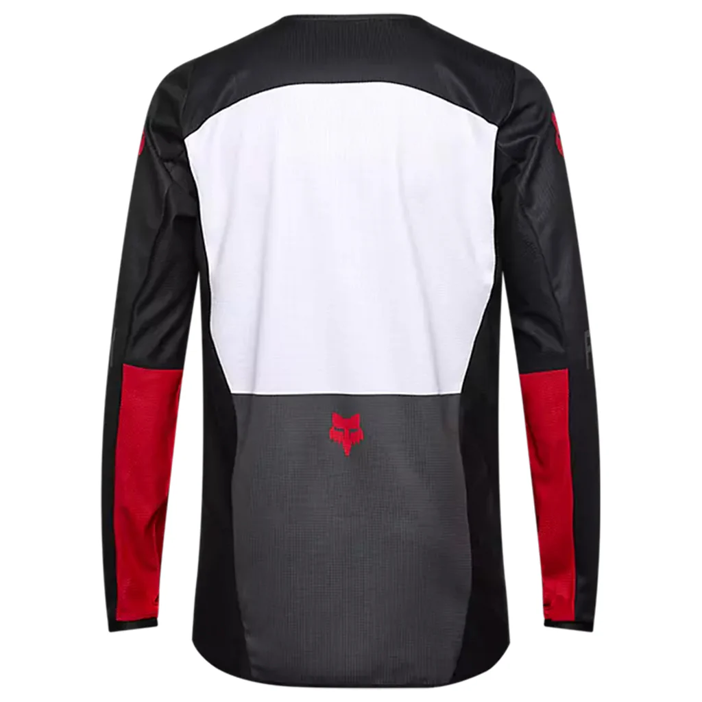 Fox - 2025 180 Flow White/Red Jersey - Image 2
