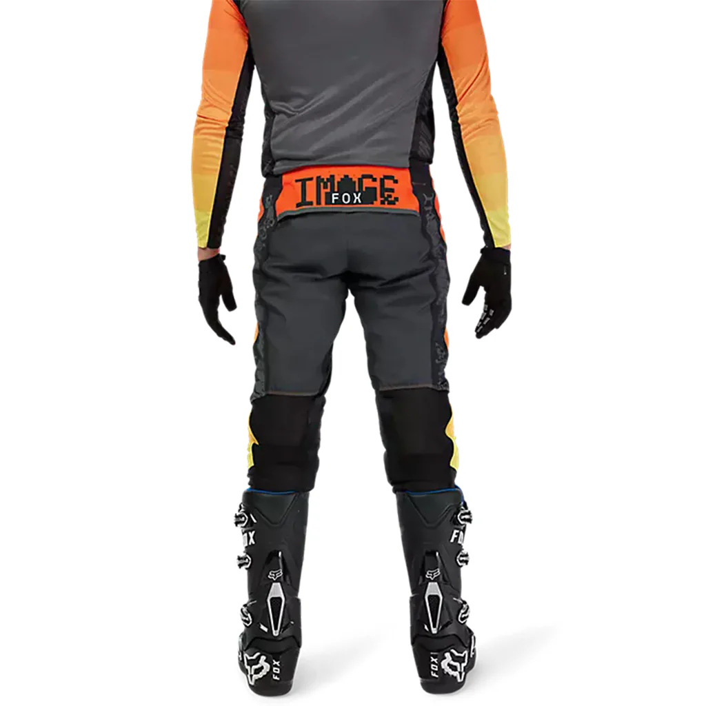 Fox - 2025 Flexair Grid Black/Orange Pant - Image 4