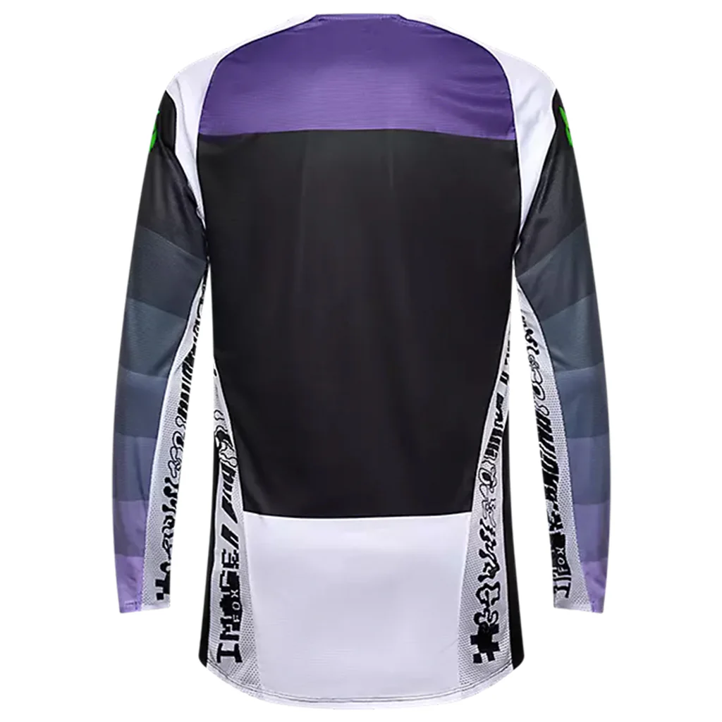 Fox - 2025 Flexair Grid Black/Purple Jersey - Image 2