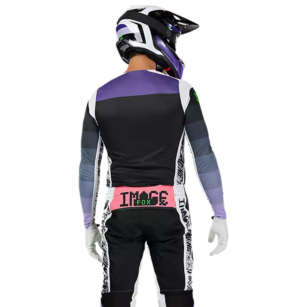 Fox - 2025 Flexair Grid Black/Purple Jersey - Image 4