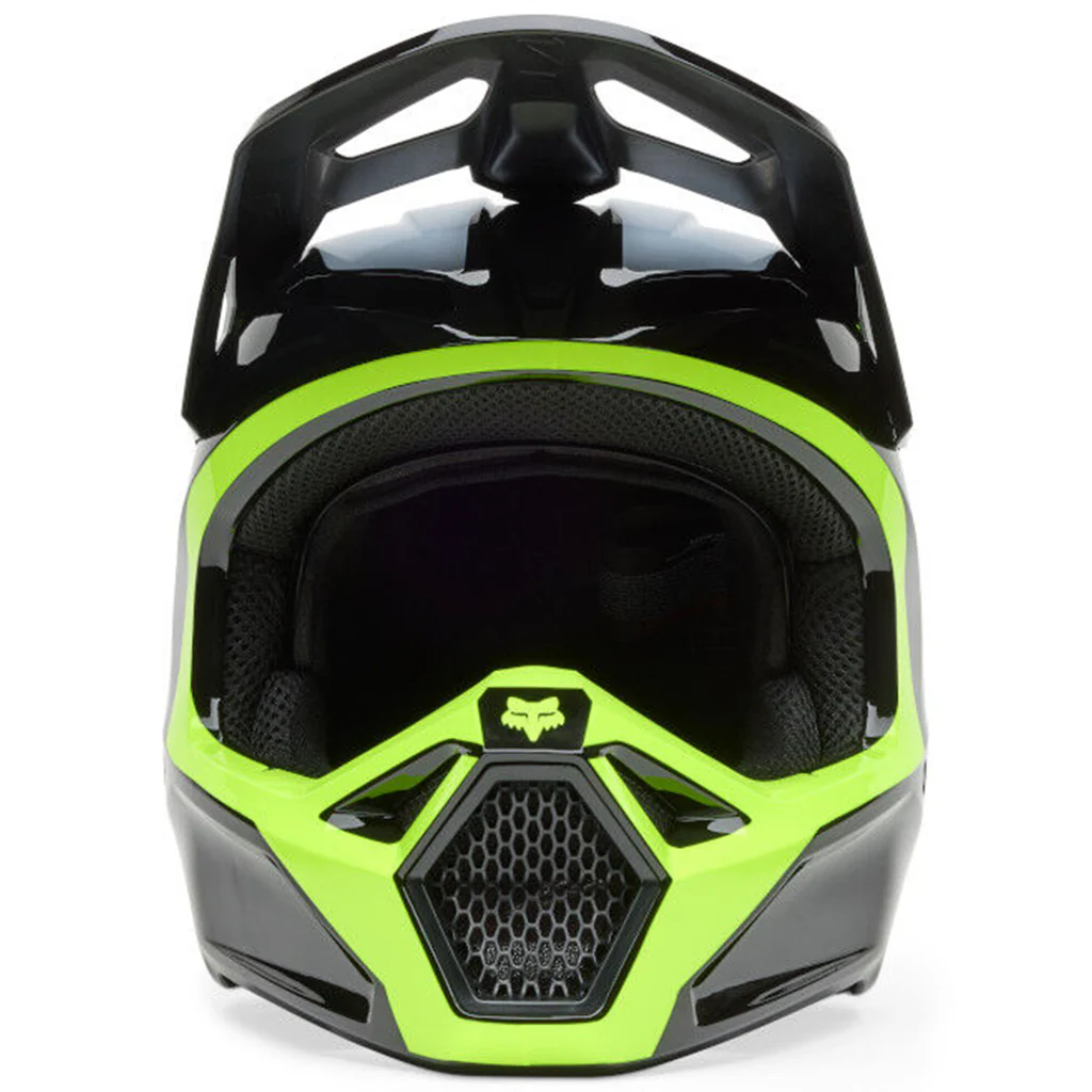 Fox - 2025 V1 Flow Black/Yellow Helmet - Image 3