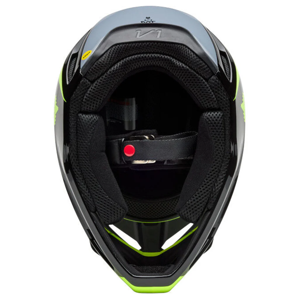 Fox - 2025 V1 Flow Black/Yellow Helmet - Image 6