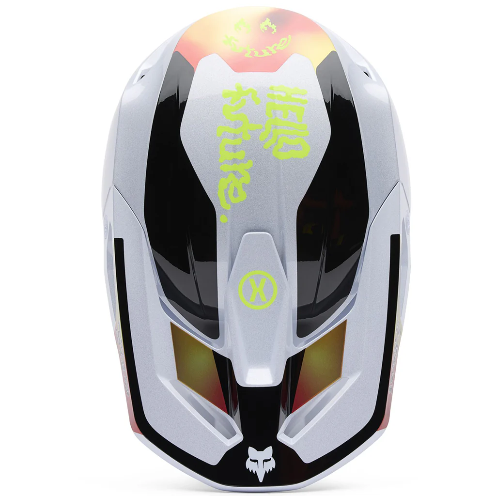 Fox - 2025 V1 Hello Future White Helmet - Image 3