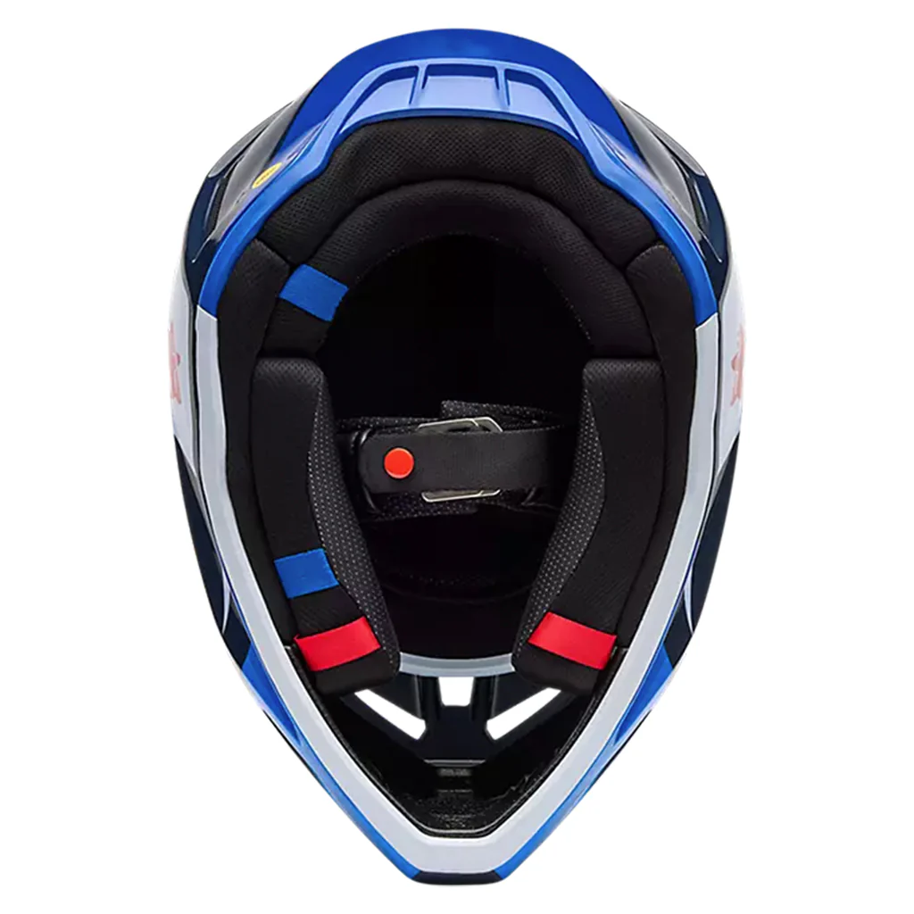Fox - 2025 V3 Fade White/Blue Helmet - Image 6