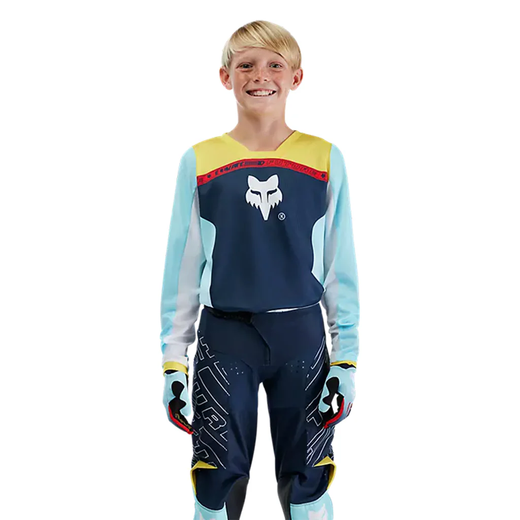 Fox - 2025 Youth 180 Elevated Blue Jersey - Image 3