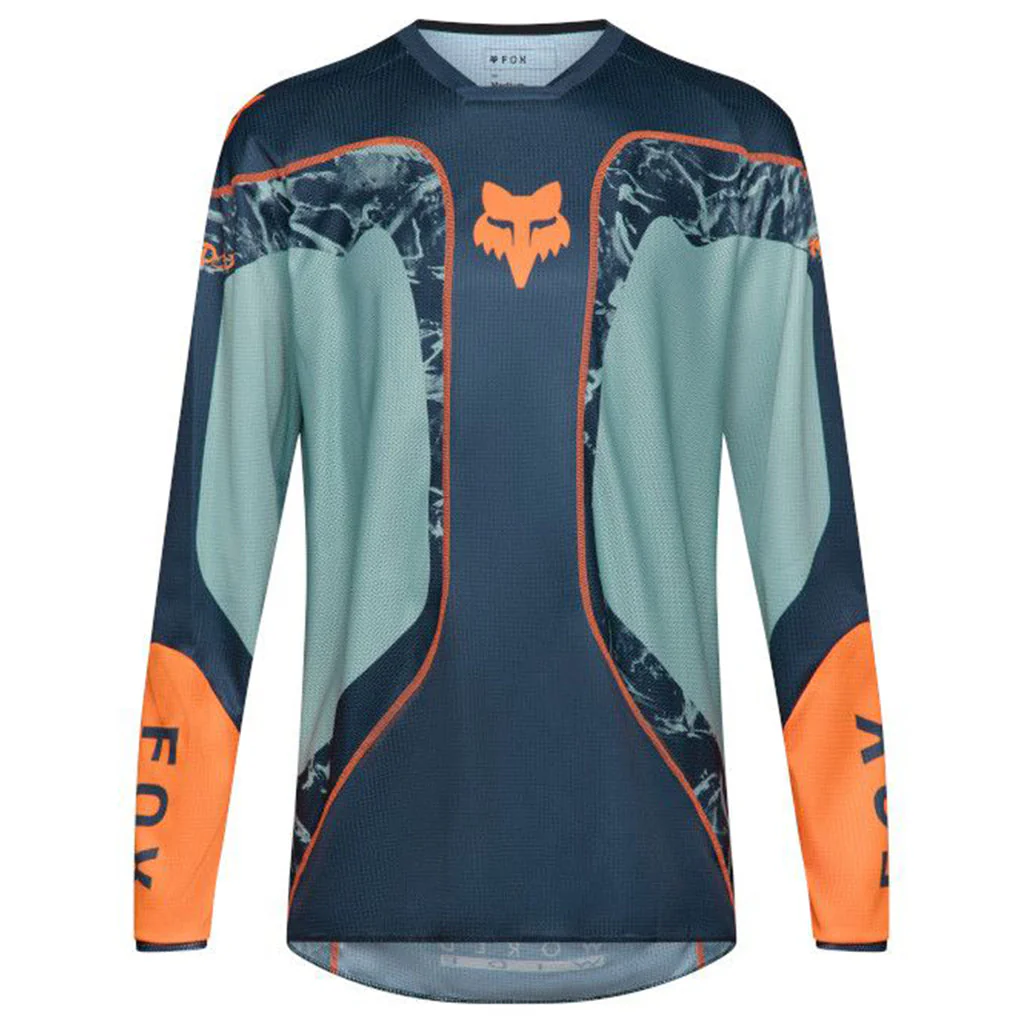 Fox - 2026 180 Image Print Arc Blue/Orange MX Combo - Image 2