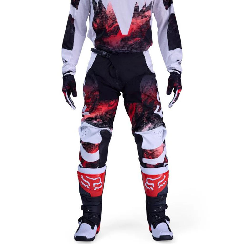 Fox - 2026 180 Kairos White/Flo Red Pants - Image 3