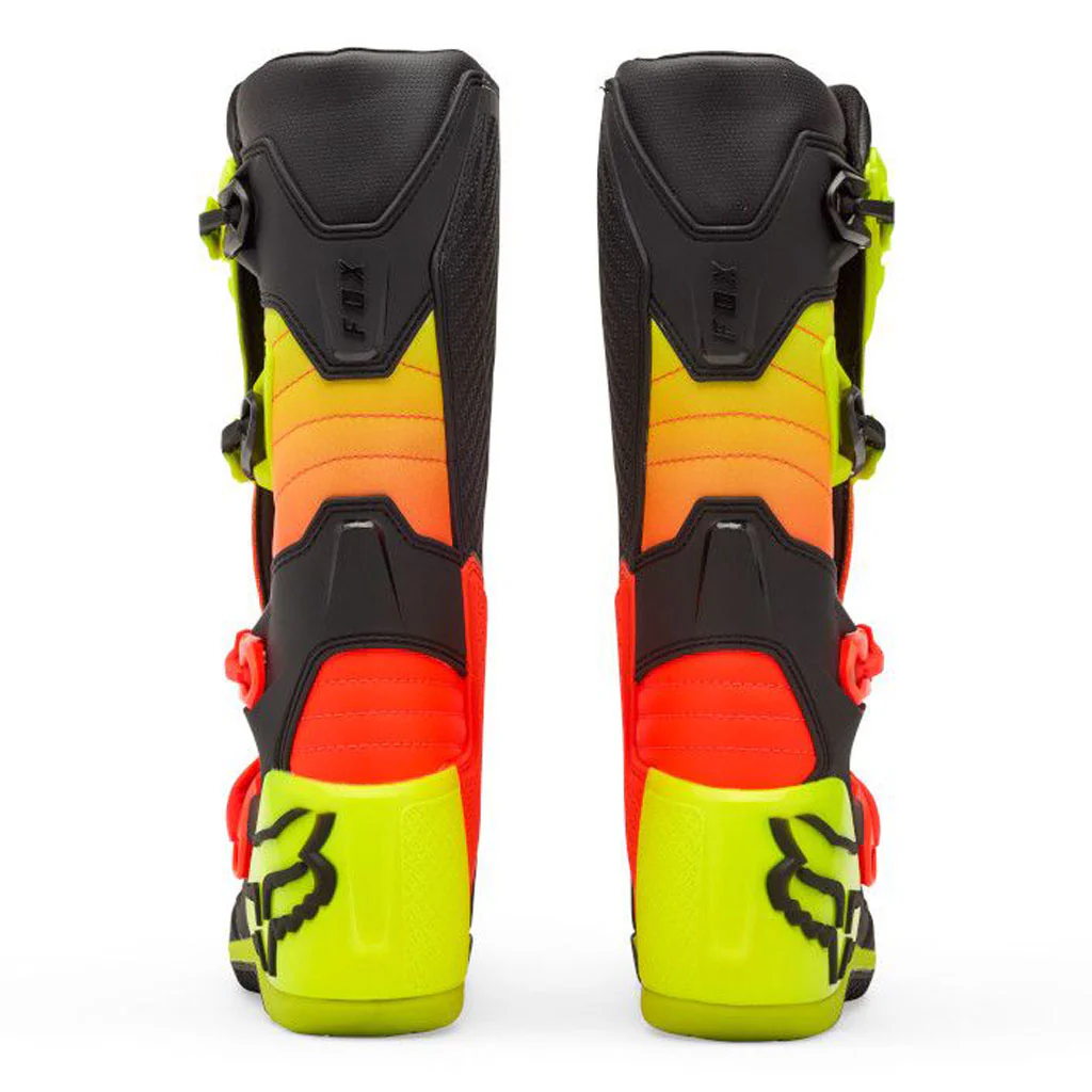 Fox - 2026 Comp Orange/Yellow Boots - Image 2
