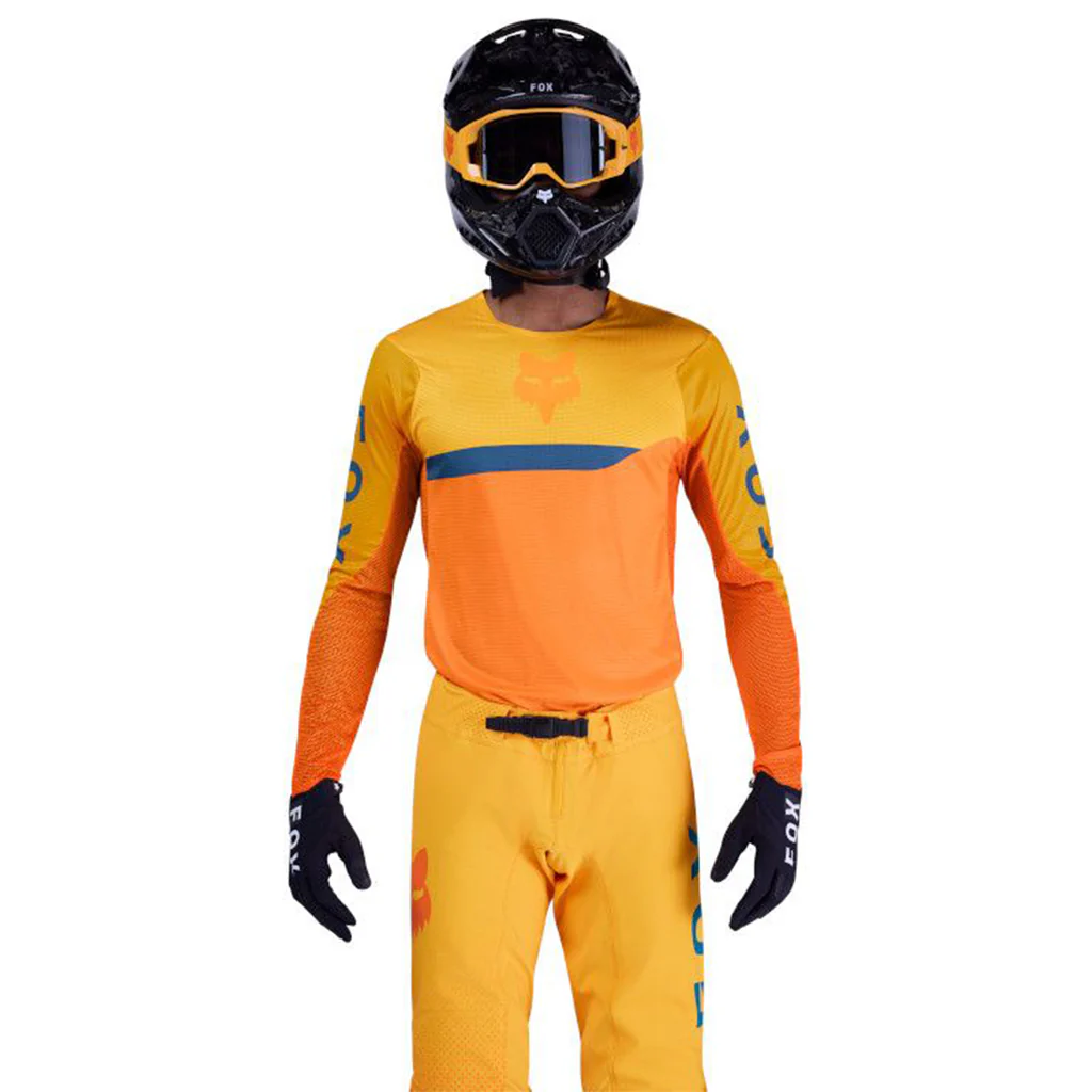 Fox - 2026 Flexair Fracture Tangerine Jersey - Image 3