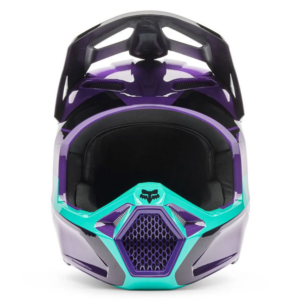 Fox - 2026 V1 Collect Green/Purple Helmet - Image 3