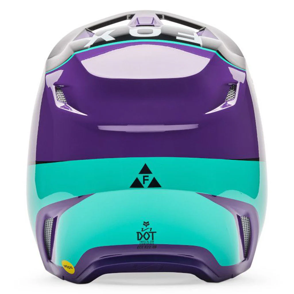 Fox - 2026 V1 Collect Green/Purple Helmet - Image 4