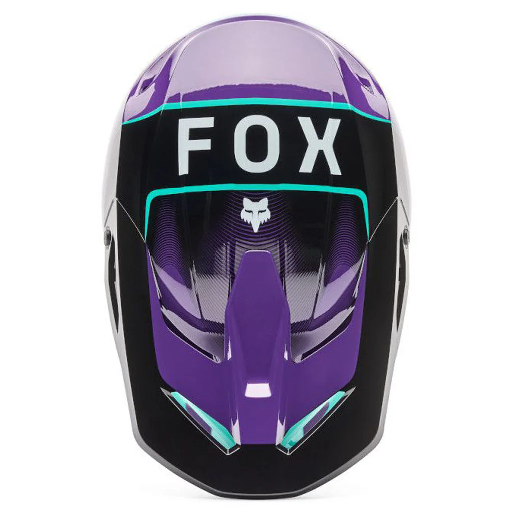 Fox - 2026 V1 Collect Green/Purple Helmet - Image 5