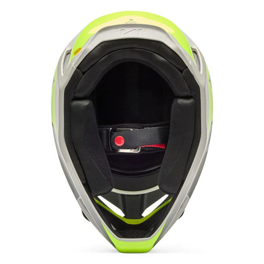 Fox - 2026 V1 Collect Grey/Yellow Helmet - Image 6