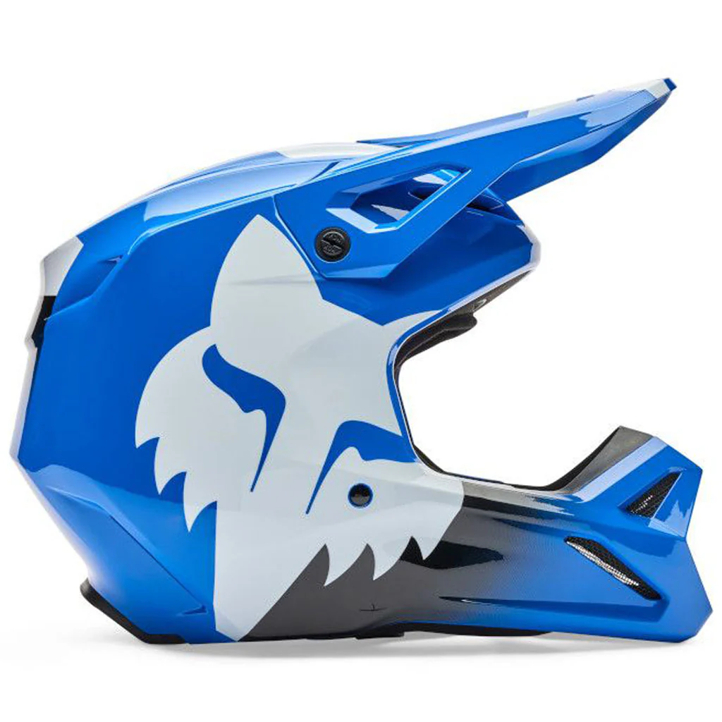 Fox - 2026 V1 Shield Blue Helmet - Image 2