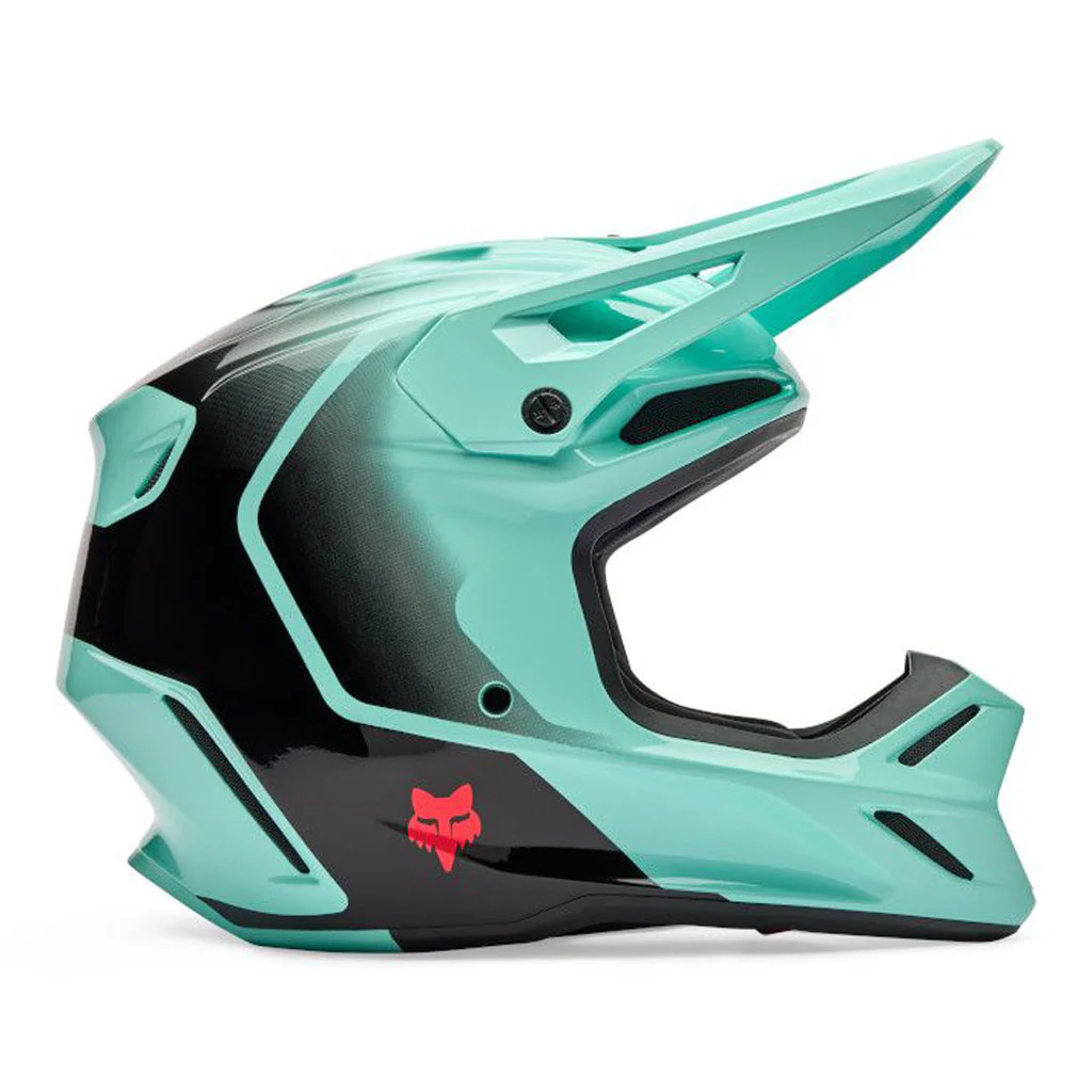 Fox - 2026 V3 Drip Turquoise Helmet - Image 2