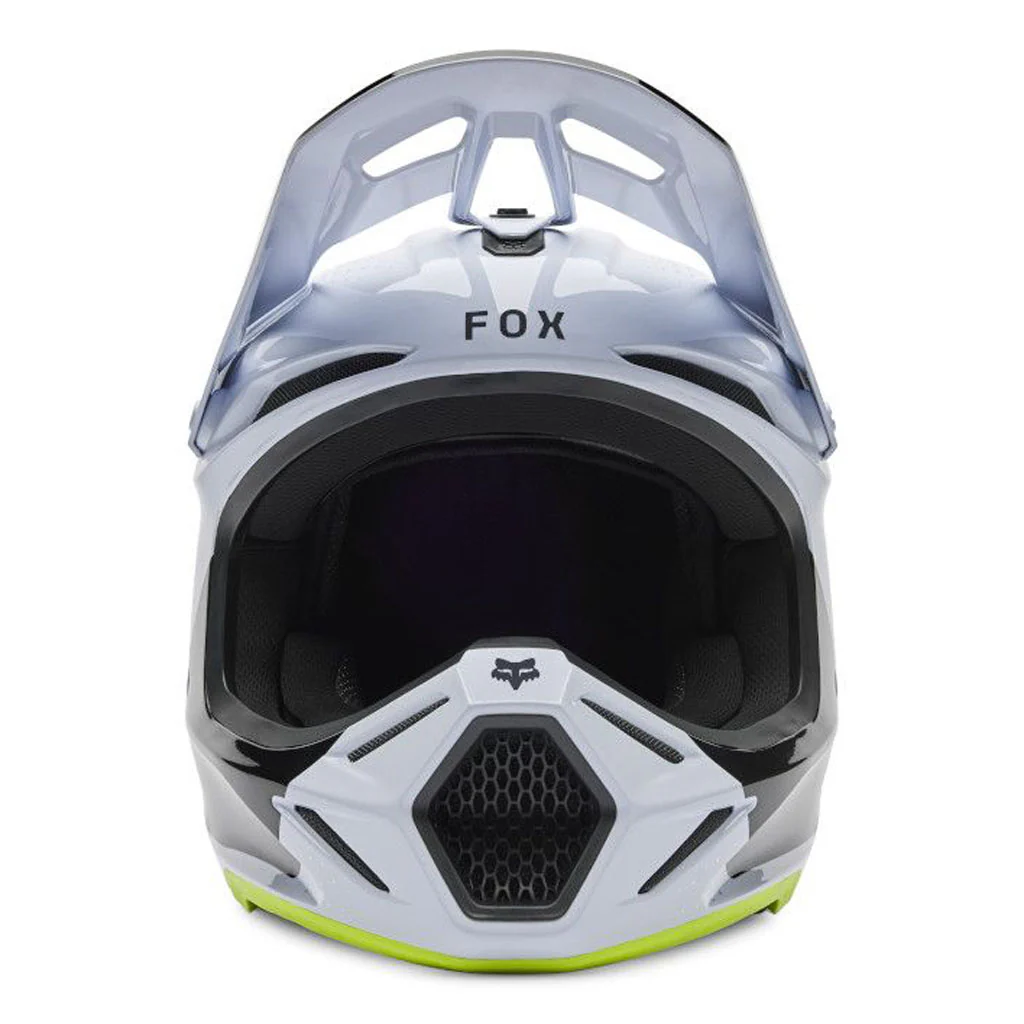 Fox - 2026 V3 Tine White/Yellow Helmet - Image 3