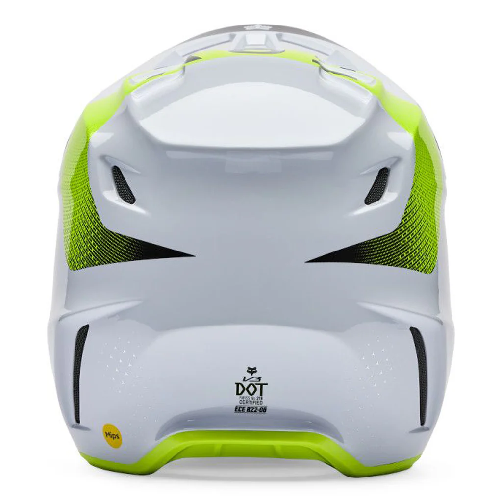 Fox - 2026 V3 Tine White/Yellow Helmet - Image 4