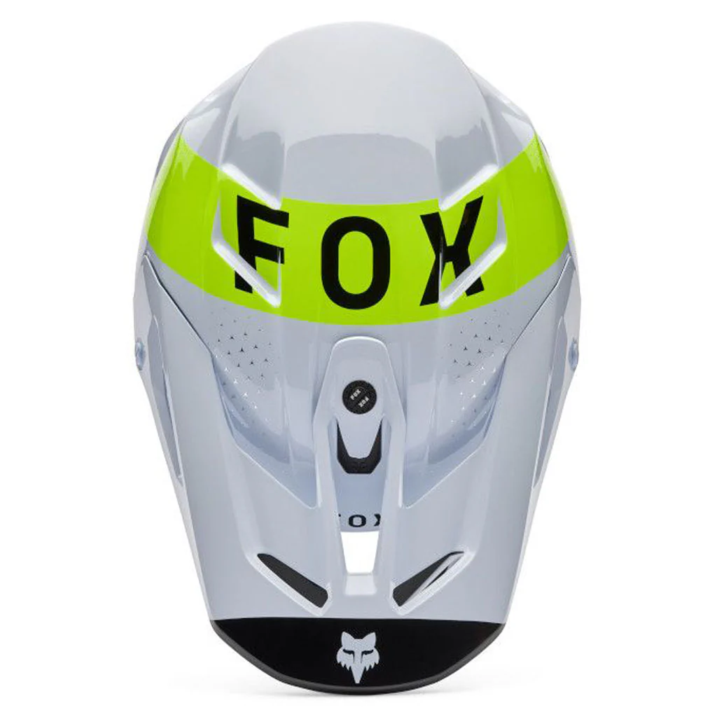Fox - 2026 V3 Tine White/Yellow Helmet - Image 5